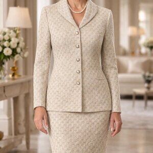 St. John skirt suit, size 8